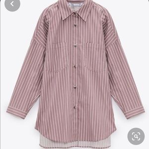 Oversized button up shirt